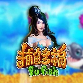 Fu Fish slot logo by Skywind Group at Berriez Casino