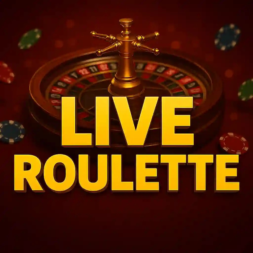 Live Roulette online game logo by Evolution on berriez-casino.fi